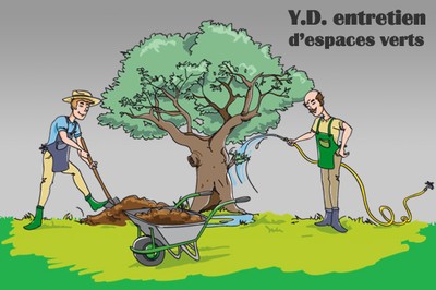 Potager, platebandes, terrasses, allées et biotopes
